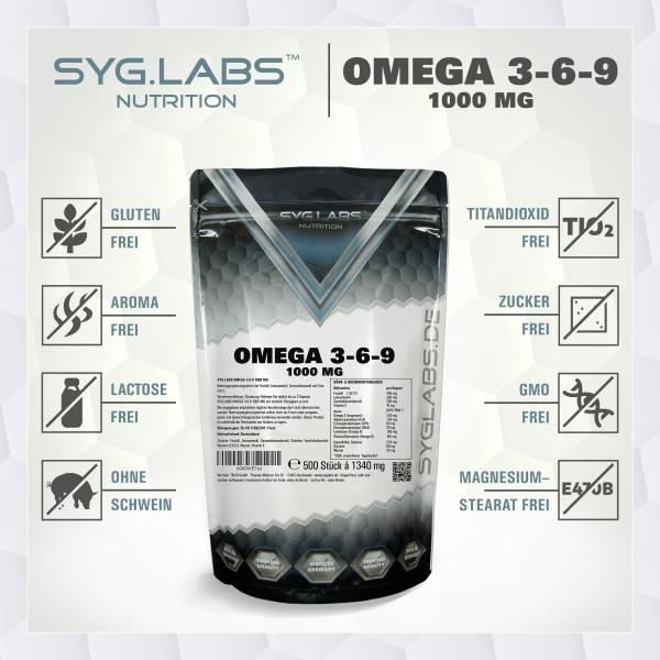 Omega-3-6-9 1000mg 500 Kapseln